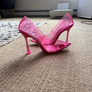Also x Barbie High-Heel Shoes, 8.5, Barbie Pink
